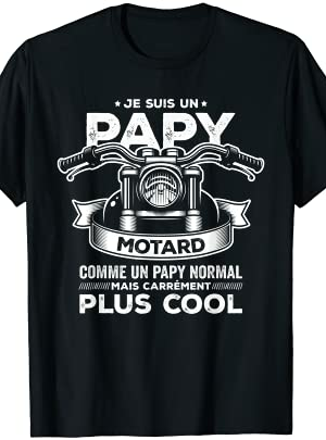 Gagzor.com - GIFs, Images Drôles et Vidéos Virales pour un Divertissement Inégalé | Gagzor.com Homme Papy Motard Cadeau Humou…